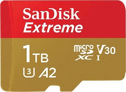 Refurbished: SanDisk Extreme 1TB microSDXC Card UHS-I U3 A2 V30