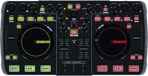 Refurbished: Mixvibes U-Mix Control 2 MIDI USB DJ Controller, B