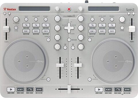 Refurbished: Vestax Spin 2 Dj Controller 2 For Mac, iPad, iPhone & iPod Touch Refurbished: Vestax Spin 2 Dj Controller 2 For Mac, iPad, iPhone & iPod Touch