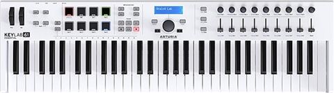 Refurbished: Arturia KeyLab Essential 61 MKII MIDI Controller Keyboard White, A