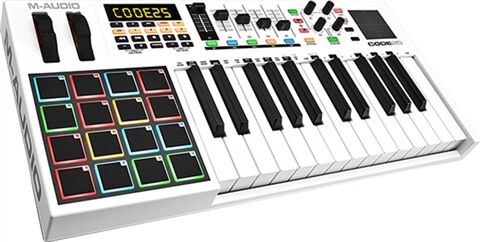 Refurbished: M-Audio Code 25 25-Key USB MIDI Keyboard With X/Y Pad Refurbished: M-Audio Code 25 25-Key USB MIDI Keyboard With X/Y Pad