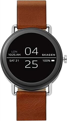 Refurbished: Skagen SKT5003 Falster 1 Smartwatch Black/Brown Leather, B Refurbished: Skagen SKT5003 Falster 1 Smartwatch Black/Brown Leather, B