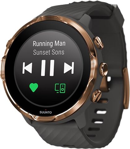 Refurbished: Suunto 7 Sport GPS Smartwatch - Graphite Copper, B