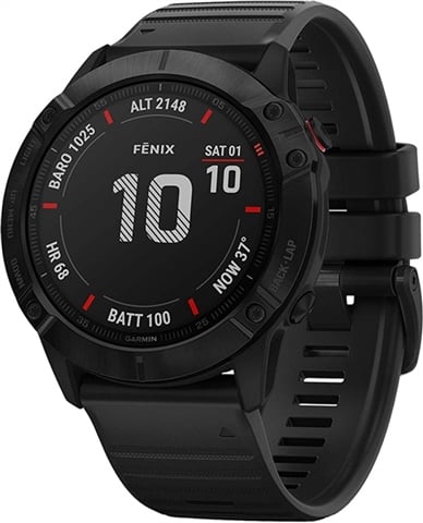 Refurbished: Garmin Fenix 6X Pro 51mm Smartwatch - Black, B Refurbished: Garmin Fenix 6X Pro 51mm Smartwatch - Black, B