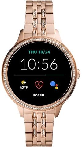 Refurbished: Fossil Gen 5E FTW6073 Smartwatch - Gold Tone/Gold, B Refurbished: Fossil Gen 5E FTW6073 Smartwatch - Gold Tone/Gold, B