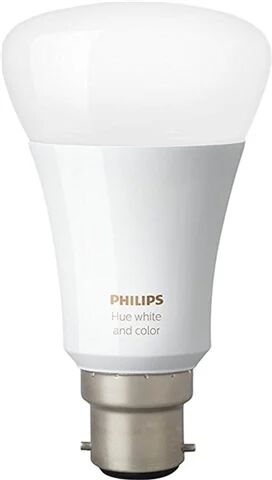 Refurbished: Philips Hue Bulb White and Colour Bayonet Cap (1 x A60 B22), B