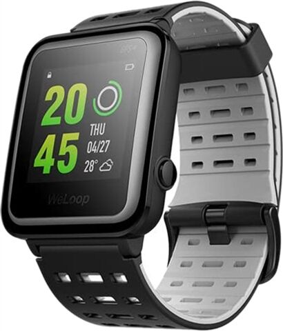 Refurbished: Weloop Hey 3S Activity Tracker Black, A Refurbished: Weloop Hey 3S Activity Tracker Black, A