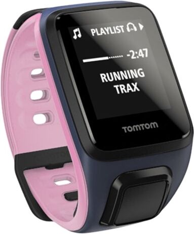 Refurbished: TomTom Spark Cardio + Music GPS Fitness Watch Small - Pink, B