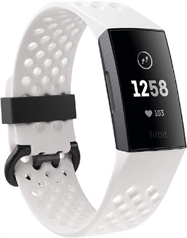Refurbished: Fitbit Charge 3 Special Edition Graphite/White, B