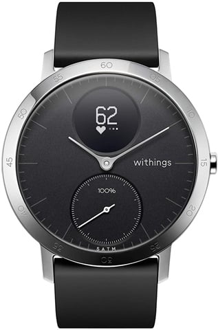 Refurbished: Withings HWA03 Steel HR Activity Tracker (40mm), Black, C Refurbished: Withings HWA03 Steel HR Activity Tracker (40mm), Black, C