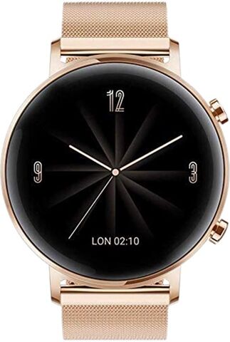 Refurbished: Huawei Watch GT2 42 mm Smartwatch - Refined Gold, B Refurbished: Huawei Watch GT2 42 mm Smartwatch - Refined Gold, B