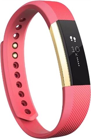 Refurbished: Fitbit Alta Fitness Wrist Band Pink/Gold, Small C