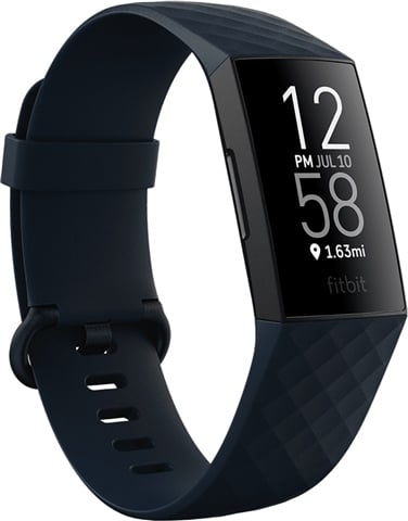 Refurbished: Fitbit Charge 4 Advanced Fitness Tracker, Storm Blue C Refurbished: Fitbit Charge 4 Advanced Fitness Tracker, Storm Blue C