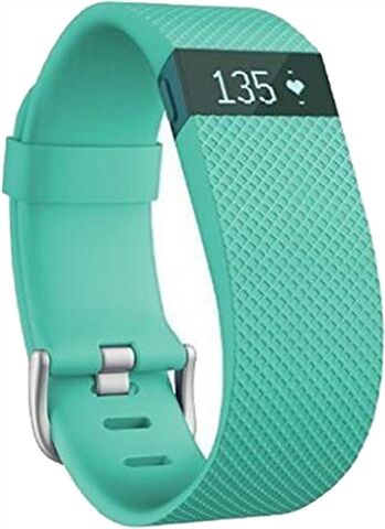 Refurbished: Fitbit Charge HR Heart Rate & Activity Wristband - Cyan (Small), B