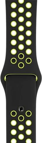 Refurbished: Nike Sport Band STRAP ONLY, Black/Volt, 42mm/44mm, A