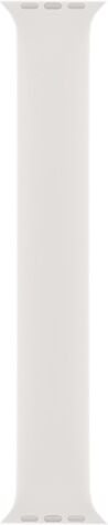 Refurbished: Solo Loop STRAP ONLY, White, 38mm/40mm, Size 6, B Refurbished: Solo Loop STRAP ONLY, White, 38mm/40mm, Size 6, B