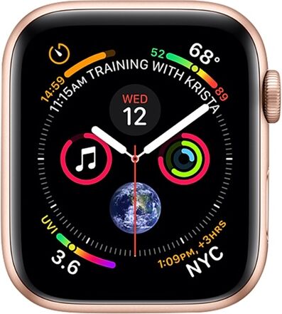 Refurbished: Watch Series 4 (Cellular) NO STRAP, Gold Aluminium, 40mm, C Refurbished: Watch Series 4 (Cellular) NO STRAP, Gold Aluminium, 40mm, C