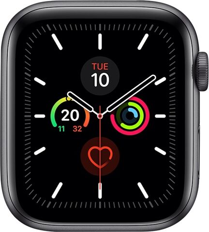 Refurbished: Watch Series 5 (Cellular) NO STRAP, Space Grey Aluminium, 44mm, C Refurbished: Watch Series 5 (Cellular) NO STRAP, Space Grey Aluminium, 44mm, C