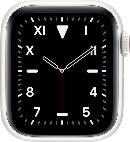 Refurbished: Watch Series 5 (Cellular) NO STRAP, White Ceramic, 44mm, B Refurbished: Watch Series 5 (Cellular) NO STRAP, White Ceramic, 44mm, B