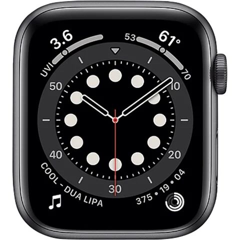 Refurbished: Watch Series 6 (Cellular) NO STRAP, Space Grey Aluminium, 44mm, A