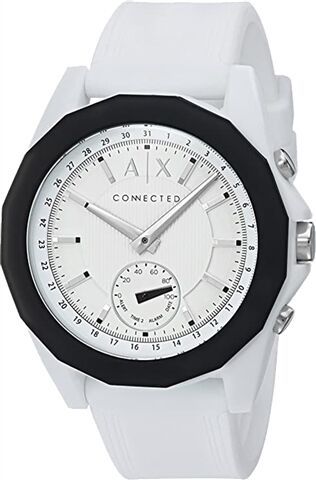 Refurbished: Armani Exchange AXT1000 Smartwatch - White, B Refurbished: Armani Exchange AXT1000 Smartwatch - White, B