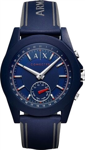 Refurbished: Armani Exchange AXT1002 Hybrid Smartwatch - Blue, B