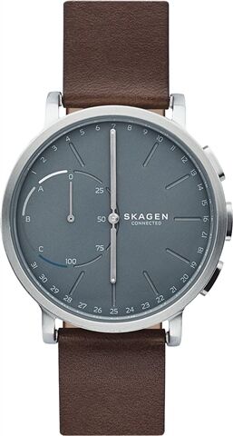 Refurbished: Skagen Connected SKT1110 Hagen Hybrid Smart Watch - Silver, C Refurbished: Skagen Connected SKT1110 Hagen Hybrid Smart Watch - Silver, C