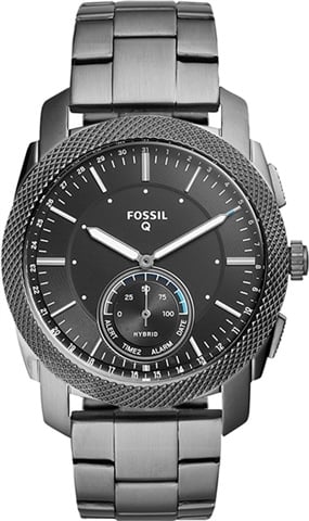 Refurbished: Fossil Machine FTW1166 - Smoke Steel & Black/Smoke Steel, B Refurbished: Fossil Machine FTW1166 - Smoke Steel & Black/Smoke Steel, B