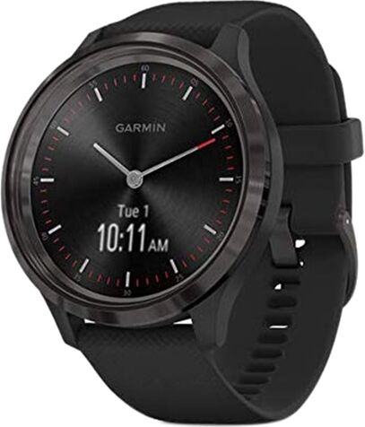 Refurbished: Garmin Vivomove 3 Hybrid Smartwatch Silicone - Black, A Refurbished: Garmin Vivomove 3 Hybrid Smartwatch Silicone - Black, A