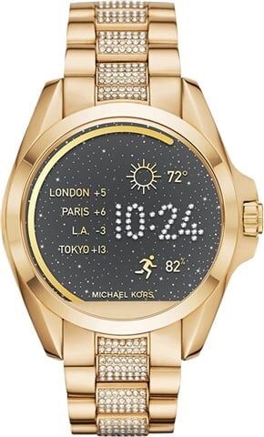 Refurbished: Michael Kors MKT5002 Digital Bradshaw Gold/Diamond, B Refurbished: Michael Kors MKT5002 Digital Bradshaw Gold/Diamond, B