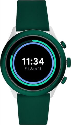 Refurbished: Fossil FTW4035 Sport 43mm - Green/Green Silicone, B