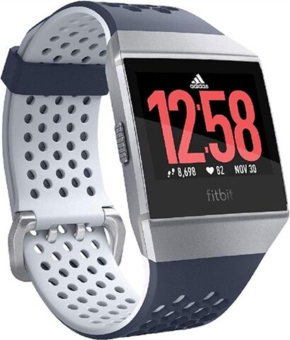 Refurbished: Fitbit Ionic Smartwatch - Ink Blue/Ice-Grey, B