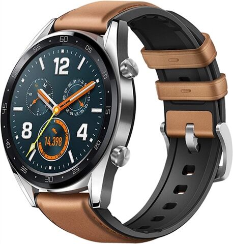 Refurbished: Huawei Watch GT Smart Watch - Brown, B Refurbished: Huawei Watch GT Smart Watch - Brown, B