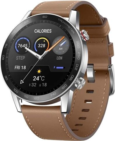 Refurbished: Honor Magic Watch 2 (46MM) - Flax Brown, A Refurbished: Honor Magic Watch 2 (46MM) - Flax Brown, A