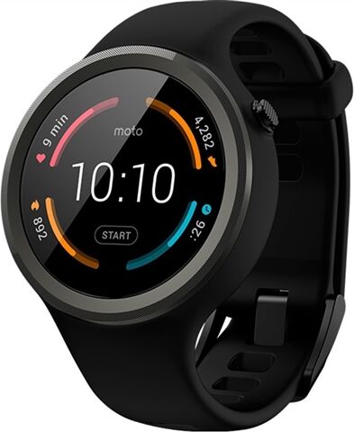 Refurbished: Motorola Moto 360 Sport Smartwatch Black, C