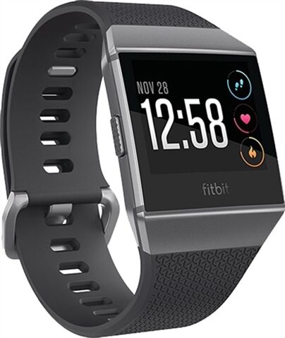 Refurbished: Fitbit Ionic Smartwatch - Charcoal/Smoke Grey, C Refurbished: Fitbit Ionic Smartwatch - Charcoal/Smoke Grey, C