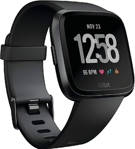 Refurbished: Fitbit Versa Health and Fitness Smartwatch - Black, C Refurbished: Fitbit Versa Health and Fitness Smartwatch - Black, C