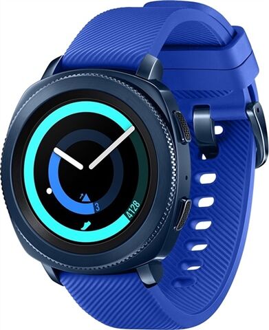 Refurbished: Samsung Gear Sport (SM-R600) Smart Watch - Blue, B Refurbished: Samsung Gear Sport (SM-R600) Smart Watch - Blue, B