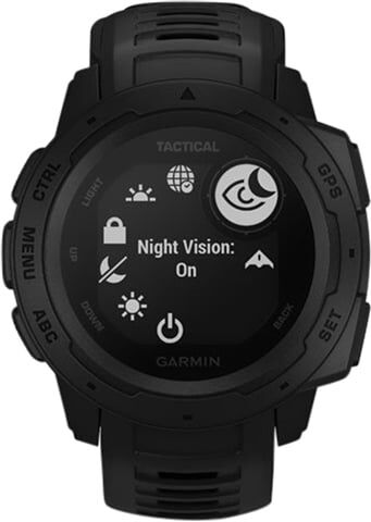 Refurbished: Garmin Instinct Tactical Ed. GPS Smartwatch - Black, B Refurbished: Garmin Instinct Tactical Ed. GPS Smartwatch - Black, B