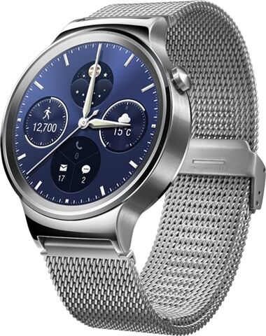 Refurbished: Huawei W1 Classic Smartwatch - Stainless Steel/Steel Mesh, B Refurbished: Huawei W1 Classic Smartwatch - Stainless Steel/Steel Mesh, B