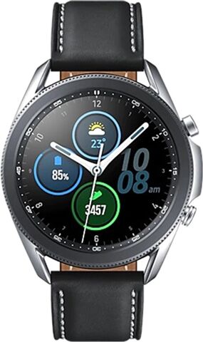 Refurbished: Samsung Galaxy Watch 3 SM-R840 (45mm), Mystic Silver, B Refurbished: Samsung Galaxy Watch 3 SM-R840 (45mm), Mystic Silver, B