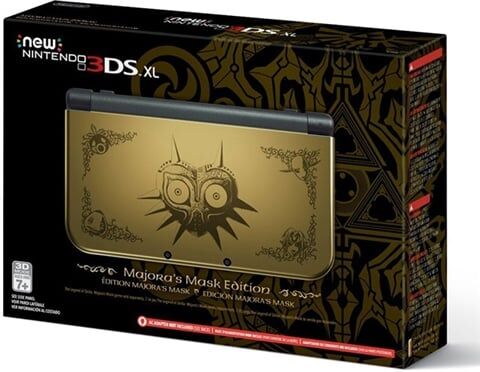 NEW 3DS XL Console, Majora`s Mask Edition (No Game), Boxed
