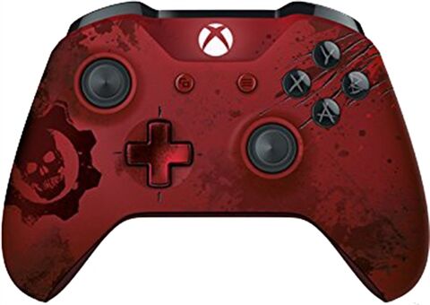 Refurbished: Official Xbox One Gears Of War 4 Crimson Omen Controller