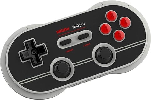 Refurbished: 8Bitdo N30 Pro 2 Bluetooth Wireless Controller, B Refurbished: 8Bitdo N30 Pro 2 Bluetooth Wireless Controller, B