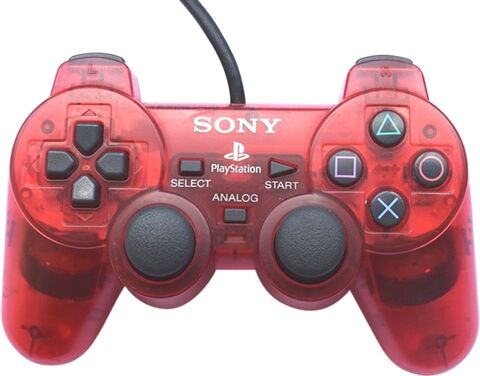Refurbished: Official Sony PlayStation 2 DualShock 2 Controller - Red Refurbished: Official Sony PlayStation 2 DualShock 2 Controller - Red