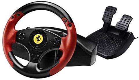 Refurbished: Thrustmaster Ferrari Wheel Red Legend Ed Refurbished: Thrustmaster Ferrari Wheel Red Legend Ed