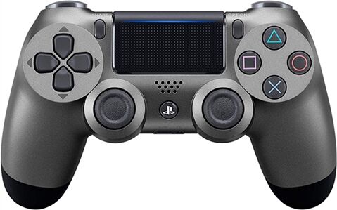 Refurbished: PS4 Official Dual Shock 4 Steel Black Controller Refurbished: PS4 Official Dual Shock 4 Steel Black Controller