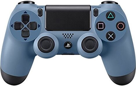 Refurbished: PS4 Official Dual Shock 4 Grey Blue Controller Refurbished: PS4 Official Dual Shock 4 Grey Blue Controller