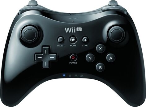 Refurbished: Wii U Pro Controller Black + USB Cable Refurbished: Wii U Pro Controller Black + USB Cable