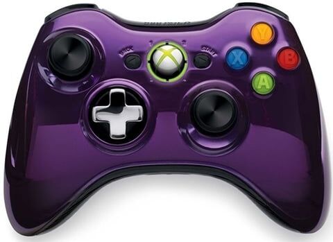 Refurbished: X360 Official Wireless Pad Chrome Purple Refurbished: X360 Official Wireless Pad Chrome Purple